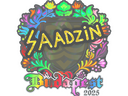 Sticker | saadzin (Holo) | Budapest 2025