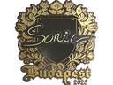 Sticker | Sonic (Gold) | Budapest 2025