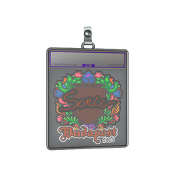 Sticker Slab | Sonic (Embroidered) | Budapest 2025
