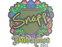 Sticker | Snappi (Embroidered) | Budapest 2025