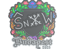 Sticker | snow (Embroidered) | Budapest 2025