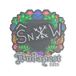 snow (Embroidered) | Budapest 2025