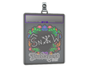 Sticker Slab | snow (Embroidered) | Budapest 2025