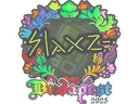 Sticker | slaxz- (Holo) | Budapest 2025