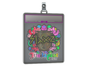 Sticker Slab | slaxz- (Holo) | Budapest 2025