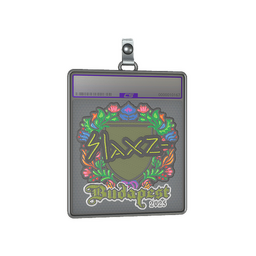 Sticker Slab | slaxz- (Embroidered) | Budapest 2025