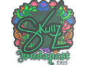 Sticker | skullz (Embroidered) | Budapest 2025