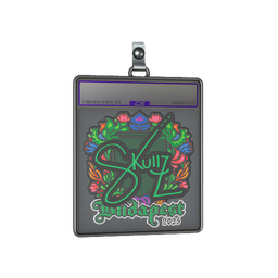 Sticker Slab | skullz (Embroidered) | Budapest 2025