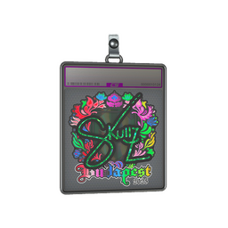 Sticker Slab | skullz (Holo) | Budapest 2025