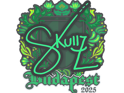 Sticker | skullz | Budapest 2025