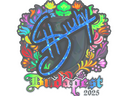Sticker | siuhy (Holo) | Budapest 2025