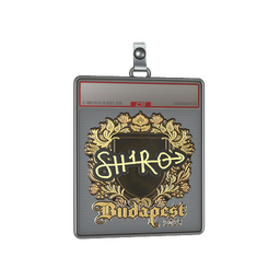 Sticker Slab | sh1ro (Gold) | Budapest 2025