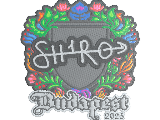 Sticker | sh1ro (Embroidered) | Budapest 2025