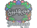 Sticker | sh1ro (Embroidered) | Budapest 2025