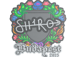 Sticker | sh1ro (Embroidered) | Budapest 2025