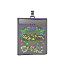 Sticker Slab | Swisher (Embroidered) | Budapest 2025