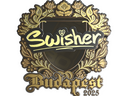 Sticker | Swisher (Gold) | Budapest 2025