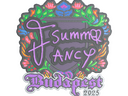 Sticker | Summer (Embroidered) | Budapest 2025