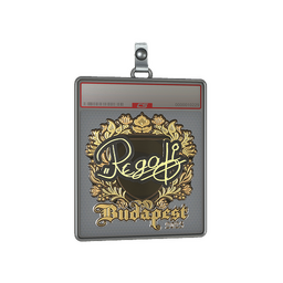 Sticker Slab | regali (Gold) | Budapest 2025