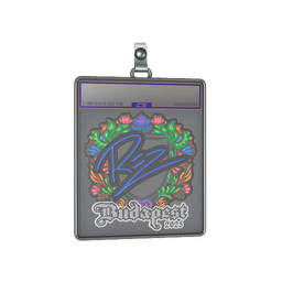 Sticker Slab | REZ (Embroidered) | Budapest 2025