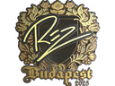 Sticker | REZ (Gold) | Budapest 2025