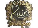 Sticker | rain (Gold) | Budapest 2025