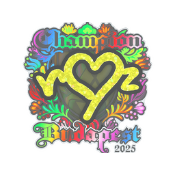 Sticker | ropz (Holo, Champion) | Budapest 2025