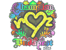 Sticker | ropz (Holo, Champion) | Budapest 2025