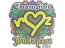 Sticker | ropz (Embroidered, Champion) | Budapest 2025