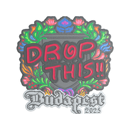 drop (Embroidered) | Budapest 2025