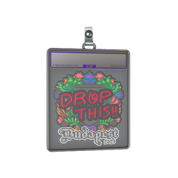 Sticker Slab | drop (Embroidered) | Budapest 2025