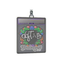 Sticker Slab | dgt (Embroidered) | Budapest 2025