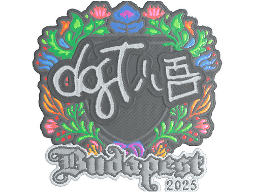 Aufkleber | dgt (Gestickt) | Budapest 2025