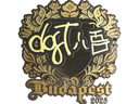 Sticker | dgt (Gold) | Budapest 2025