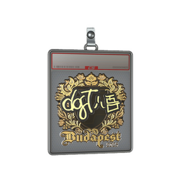 Sticker Slab | dgt (Gold) | Budapest 2025