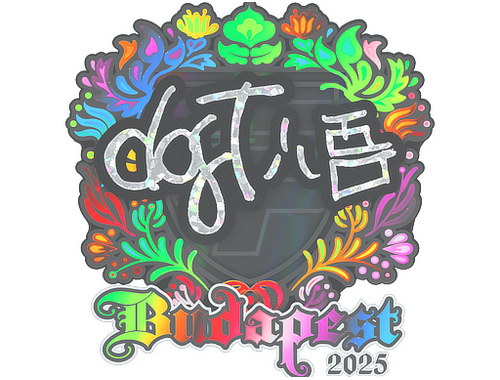 Aufkleber | dgt (Holo) | Budapest 2025