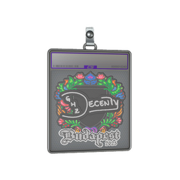 Sticker Slab | decenty (Embroidered) | Budapest 2025
