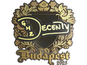 Sticker | decenty (Gold) | Budapest 2025