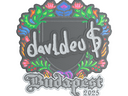 Sticker | dav1deuS (Embroidered) | Budapest 2025