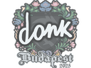 Sticker | donk | Budapest 2025