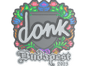 Sticker | donk (Embroidered) | Budapest 2025