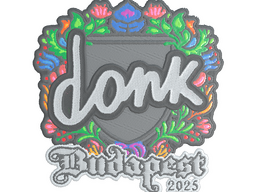 Sticker | donk (Embroidered) | Budapest 2025