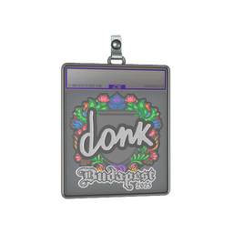 Sticker Slab | donk (Embroidered) | Budapest 2025