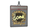 Sticker Slab | donk (Gold) | Budapest 2025