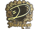 Sticker | dumau (Gold) | Budapest 2025
