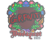 Sticker | Graviti (Embroidered) | Budapest 2025