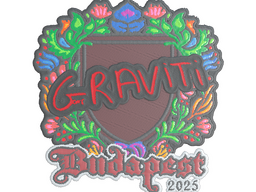 Sticker | Graviti (Embroidered) | Budapest 2025