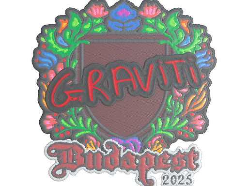 Sticker | Graviti (Embroidered) | Budapest 2025
