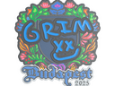 Sticker | Grim (Embroidered) | Budapest 2025