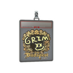 Sticker Slab | Grim (Gold) | Budapest 2025